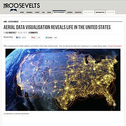 Aerial Data Visualisation Reveals Life In The United States