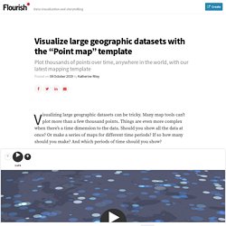 Visualize large geographic datasets with the “Point map” template