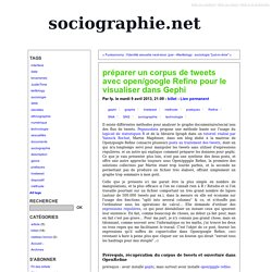 préparer un corpus de tweets avec open/google Refine pour le visualiser dans Gephi - sociographie.net