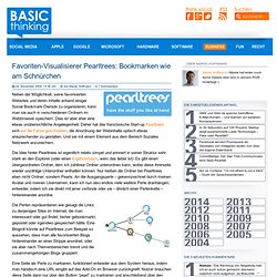 Favoriten-Visualisierer Pearltrees: Bookmarken wie am Schnürchen
