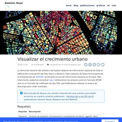 Visualizar el crecimiento urbano