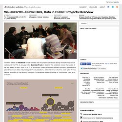 Visualizar'09 - Public Data, Data in Public: Projects Overview -