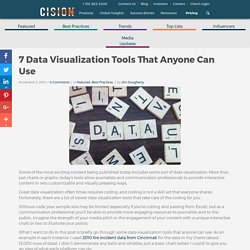 7 Data Visualization Tools That Anyone Can Use - Cision