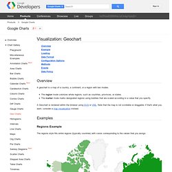Visualization: Geochart - Google Chart Tools