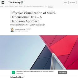 Effective Visualization of Multi-Dimensional Data — A Hands-on Approach