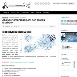 Analyser graphiquement son réseau facebook