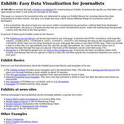 Exhibit: Data Visualization for Journalists