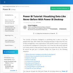 Data Visualization Using Microsoft Power BI - Tutorial