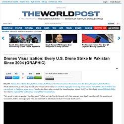 Drones Visualization: Every U.S. Drone Strike In Pakistan Since 2004 (GRAPHIC)