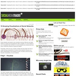 10 Amazing Visualizations of Social Networks