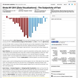 Strata NY 2011 [Data Visualizations] - The Subjectivity of Fact