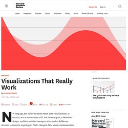 Visualizations That Really Work