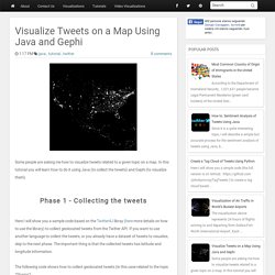 Visualize Tweets on a Map Using Java and Gephi