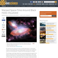 Warped Space-Time Around Black Holes Visualized