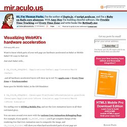 Visualizing WebKit’s hardware acceleration