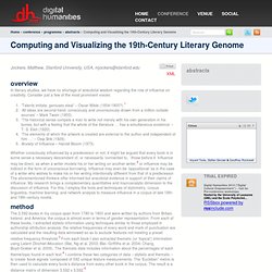 Computing and Visualizing the 19th-Century Literary Genome