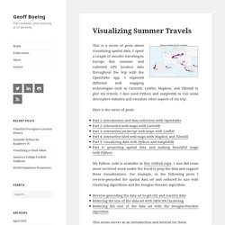 Visualizing Summer Travels - Geoff Boeing