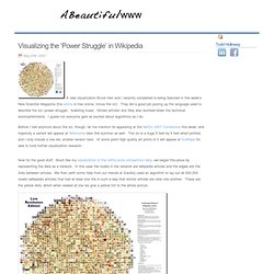 Visualizing the ‘Power Struggle’ in Wikipedia