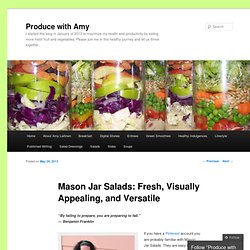 Mason Jar Salads: Fresh, Visually Appealing, and Versatile