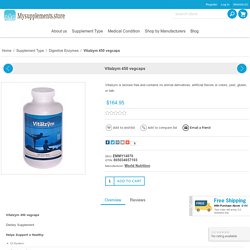 Buy Vitalzym 450 Capsules Online at Low Prices in USA