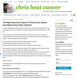 High Dose Vitamin C For Cancer & Other Ailments