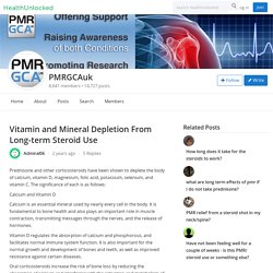 Vitamin and Mineral Depletion From Long-term Ster... - PMRGCAuk