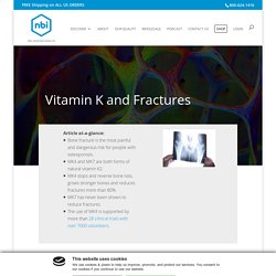 Vitamin K and Fractures - NBI