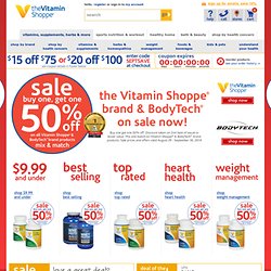 Nutritional Vitamin & Health Supplements, Herb & Herbal Remedies & Multi Vitamin Supplements - The Vitamin Shoppe