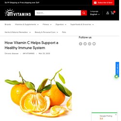 How Vitamin C Helps Support a Healthy Immune System– AM VITAMINS