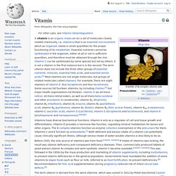 Vitamin - Wikipedia