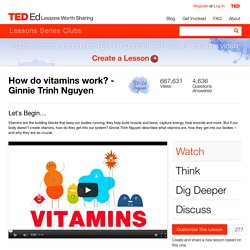 How do vitamins work? - Ginnie Trinh Nguyen