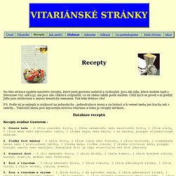 Vitari nsk str nky/recepty