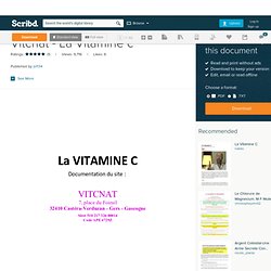 Vitcnat - La Vitamine c