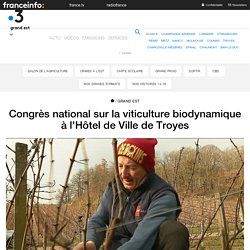 Congrès national sur la viticulture biodynamique à l'Hôtel de Ville de Troyes