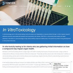 In Vitro Toxicity Testing