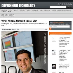 Vivek Kundra Named Federal CIO