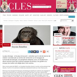 Ils vivent d'amour et de sexe Soyons Bonobos Philippe Jost