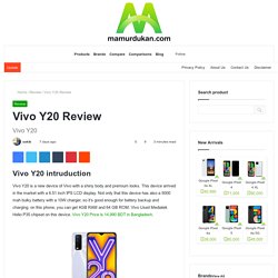 Vivo Y20 Review