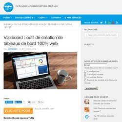 Vizzboard : outil de création de tableaux de bord 100% web