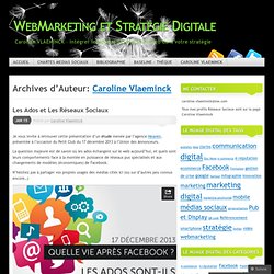WebMarketing et Stratégie Digitale
