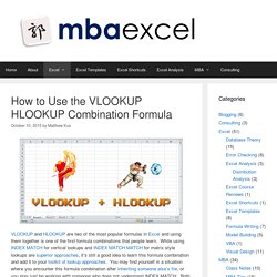 How to Use the VLOOKUP HLOOKUP Combination Formula – MBA Excel