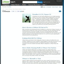 VMware - How To Information