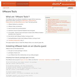 VMware/Tools