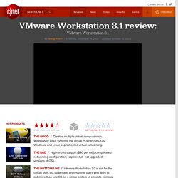 VMware Workstation 3.1 review