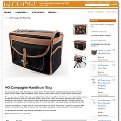 VO Campagne Handlebar Bag - Bags, Panniers, and Baskets - Accessories