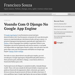 Voando com o Django no Google App Engine