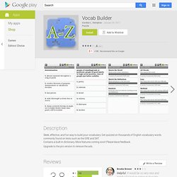 Vocab Builder