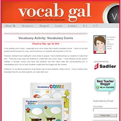 K-12 Vocabulary Blog