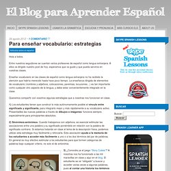 El blog para aprender españolEl blog para aprender español