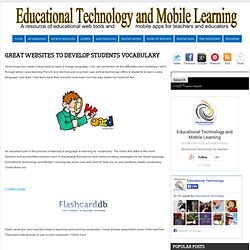 Great Websites To Develop Students Vocabulary